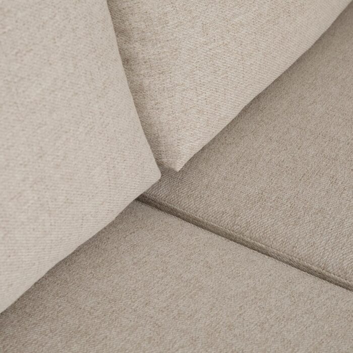 Canapé chaise longue gauche beige CRAIG – Image 6