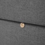 Canapé avec pouf à gauche gris CRAIG – Image 8