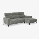 Canapé chaise longue droite gris BARDEM – Image 5