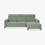 Canapé chaise longue droite vert BARDEM