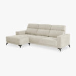 Canapé chaise longue gauche beige BARDEM – Image 3