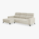 Canapé chaise longue gauche beige BARDEM – Image 4