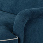 Canapé 3 Places Bleu Foncé/Beige SPENCER – Image 6