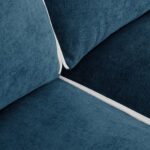 Canapé 3 Places Bleu Foncé/Beige SPENCER – Image 5