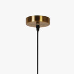 Candeeiro de Tecto em Vidro e Metal Cinza NOMAD - Image 3