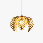 Candeeiro de Tecto Folhas Dourado NOMAD - Image 2