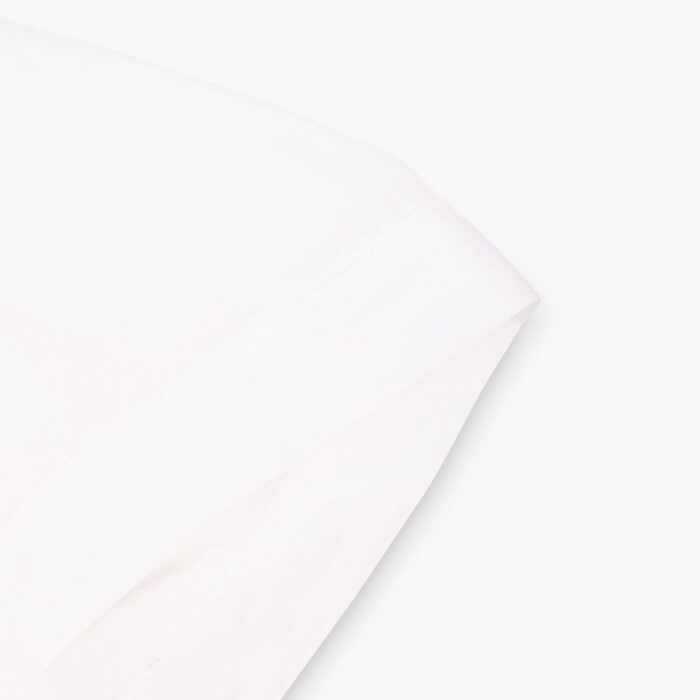Taie d'Oreiller de Couchage Coton Percale Blanc 45x100 SAMOA – Image 3