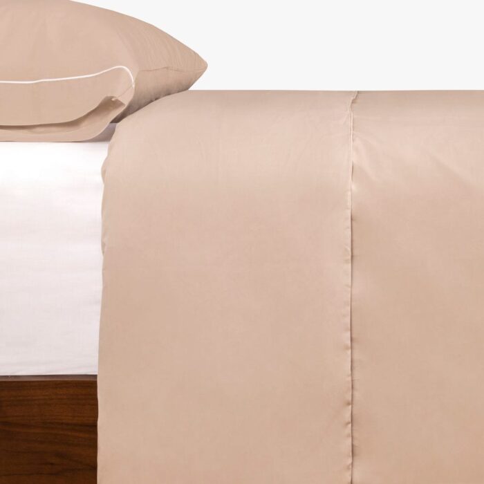 Housse de Couette Coton Percale Galet 140x220 SAMOA - Image 1