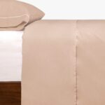 Housse de Couette Coton Percale Galet 240x220 SAMOA