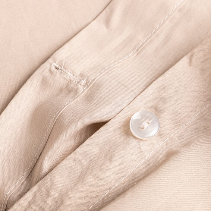 Housse de Couette Coton Percale Galet 240x220 SAMOA - Image 2