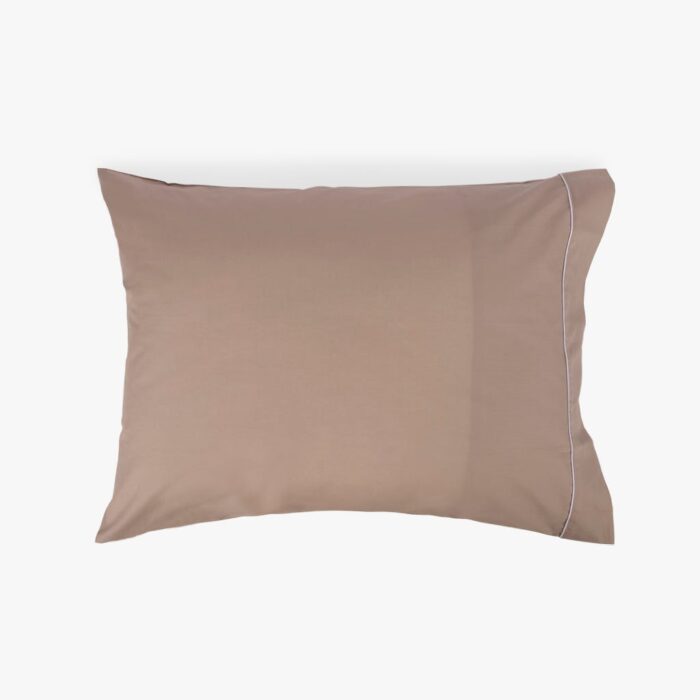 Taie d'oreiller en Coton Percale Galet 50x65 SAMOA – Image 1