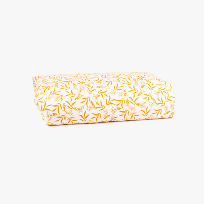 Housse de Couette Fleurs Jaune 140x220 BACKYARD - Image 4