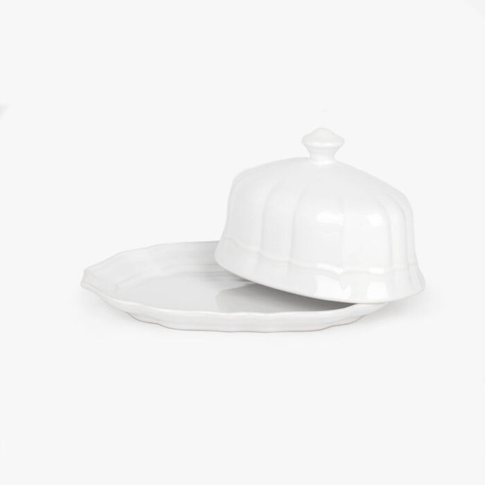 Beurrier avec Couvercle Blanc MARIE – Image 2