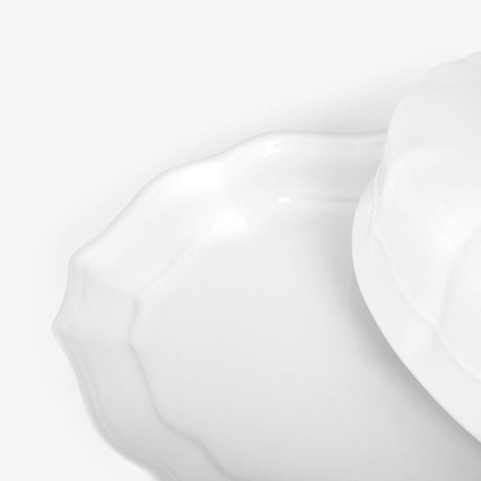 Beurrier avec Couvercle Blanc MARIE – Image 3