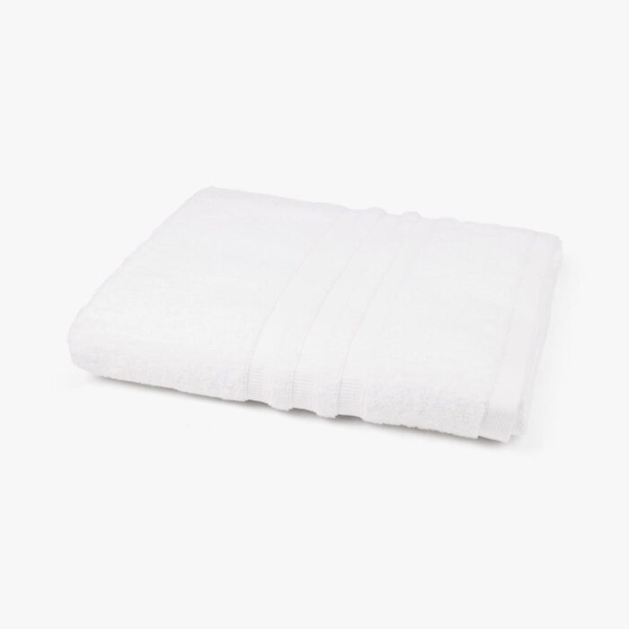 Serviette de Bain Corps Coton Blanc 4EVERYDAY – Image 1