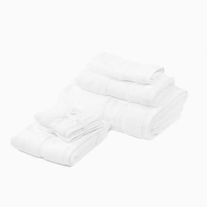 Peignoir de Bain Coton Blanc FIVE STARS – Image 3