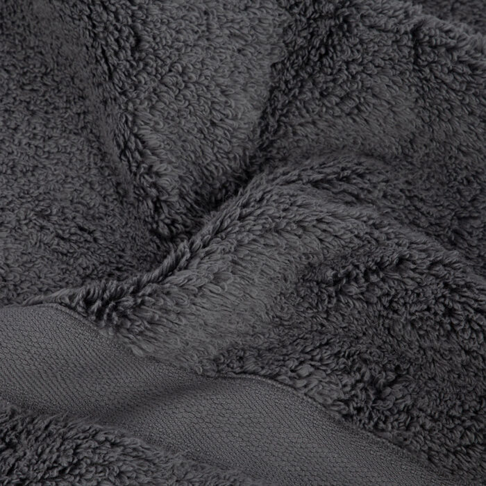 Serviette de Bain Coton Gris Foncé FIVE STARS – Image 2