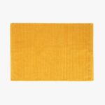 Tapis de bain en coton jaune 4EVERYDAY