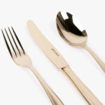 Ménagère de 24 pièces en Acier Inoxydable Doré MARIE – Image 3