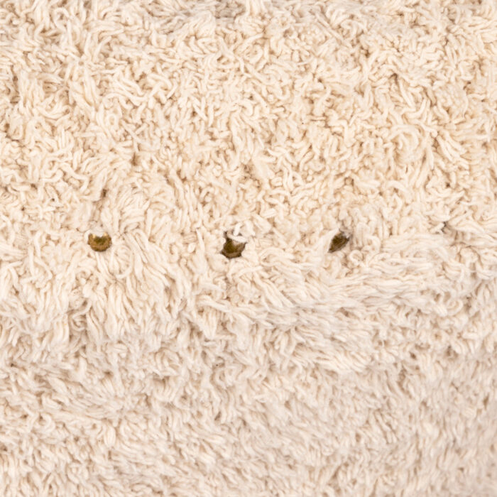 Fauteuil Coton Naturel avec Accoudoirs en Bois VERDI – Image 6