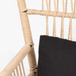 Fauteuil en Métal et Corde Naturelle AKUMAL – Image 5