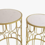 Ensemble de 2 Tables d'Appoint Rondes LAPITEC – Image 2