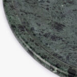 Cloche à gâteau en marbre vert avec cloche en verre MARBLE – Image 4