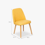 Chaise moutarde LILLE – Image 6
