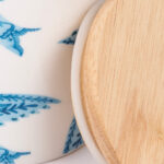 Pot avec couvercle en bambou BLUE BIRD – Image 3