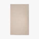 Tapete Tufado Lã e Viscose Bege 70x110 MIRA