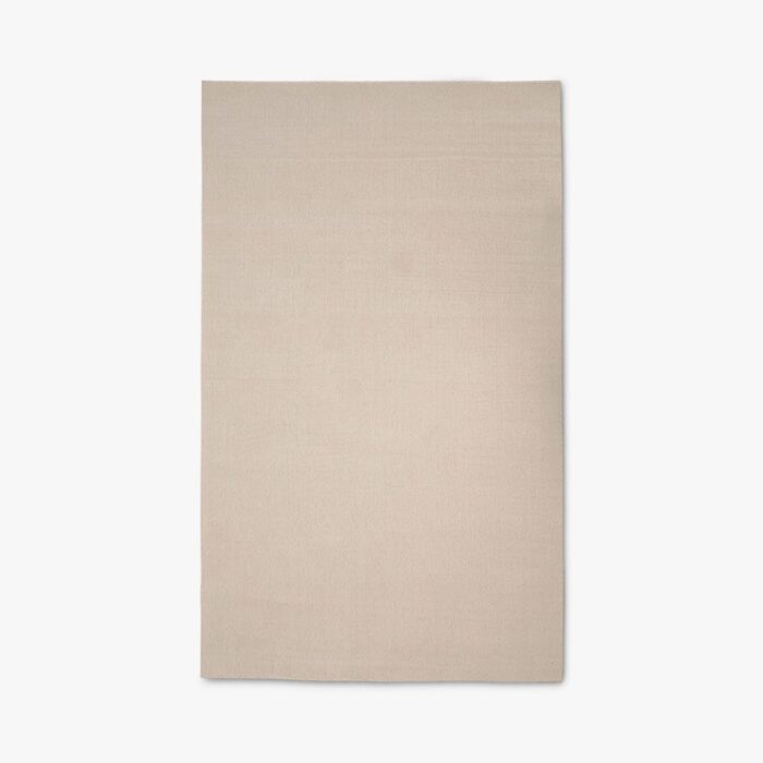 Tapete Tufado Lã e Viscose Bege 70x110 MIRA - Image 1