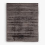 Tapete Tufado Viscose Cinza Escuro 140x200 MIRA