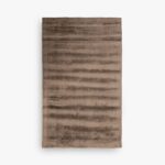 Tapete Tufado Viscose Castanho 70x110 MIRA