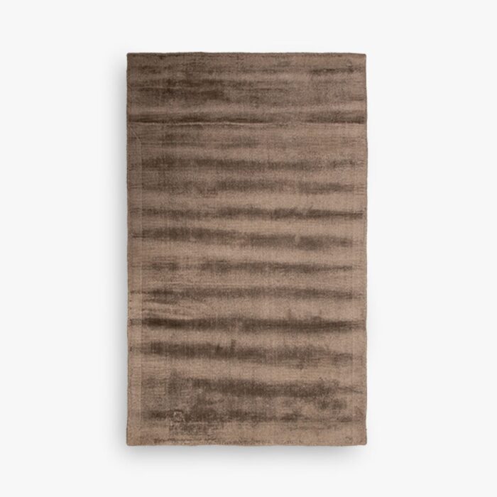 Tapete Tufado Viscose Castanho 70x110 MIRA - Image 1