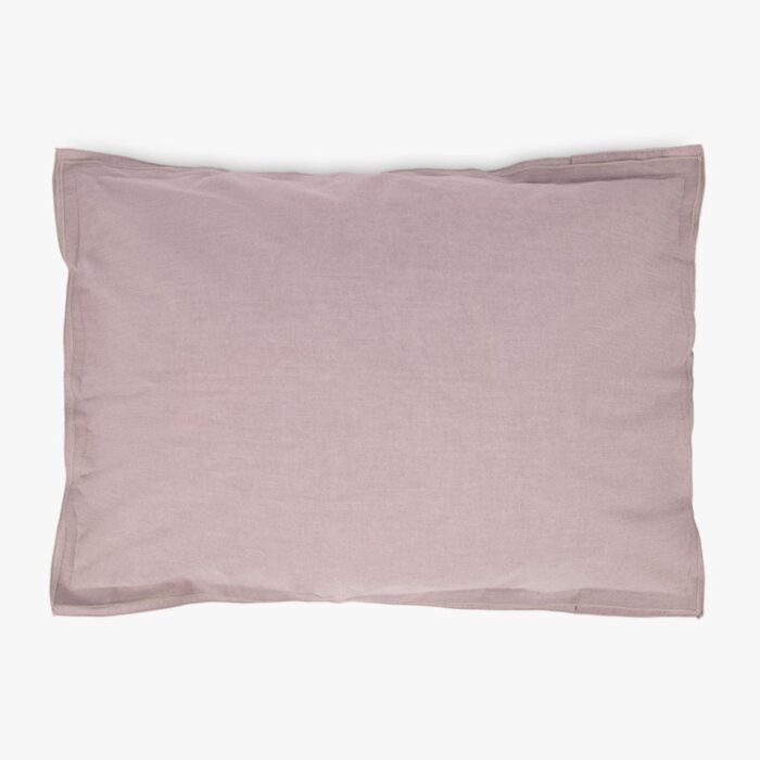 Taie d'oreiller beige en coton 50x65cm GRÀCIA – Image 1
