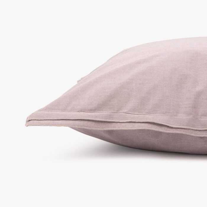 Taie d'oreiller beige en coton 50x65cm GRÀCIA – Image 4