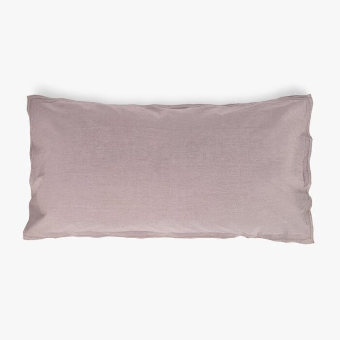Taie d'oreiller en coton beige 45x90cm GRÀCIA – Image 1