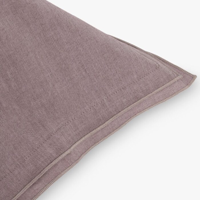 Taie d'oreiller en coton beige 45x90cm GRÀCIA – Image 2