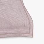 Taie d'oreiller en coton rayures beige 50x65cm GRÀCIA – Image 2