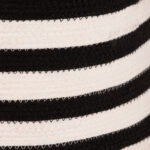 Panier Tressé Rayures Noir et Blanc LA PAZ – Image 2