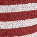 Panier Tressé Rayures Blanc et Rouge LA PAZ – Image 2