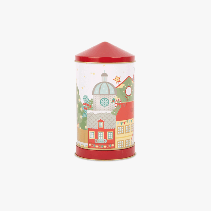 Boîte de Biscuits avec Musique CHRISTMAS VILLAGE – Image 1