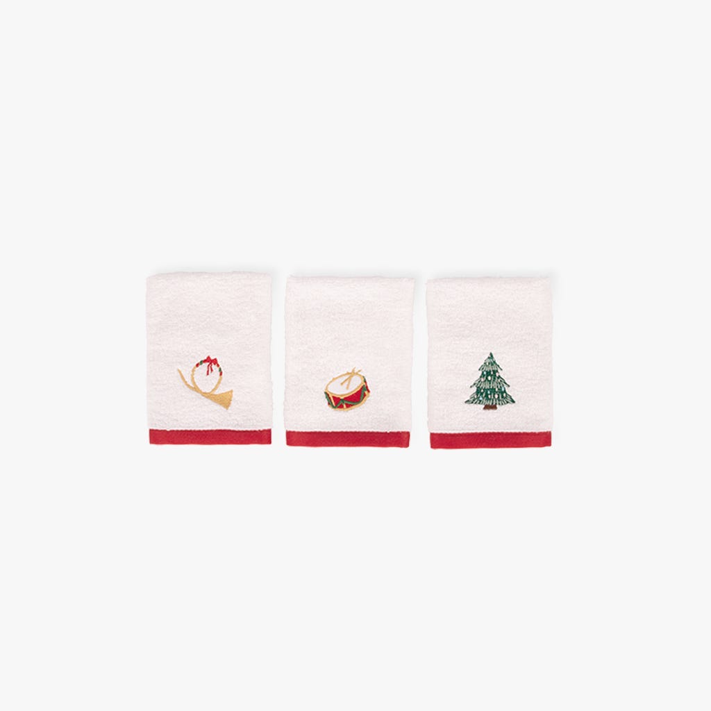 168890584_1.jpg Ensemble de Serviettes en Coton Noël NUTCRAKER – Image 1