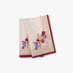 Ensemble 2 Serviettes Coton Bordure avec Figues FIGUE