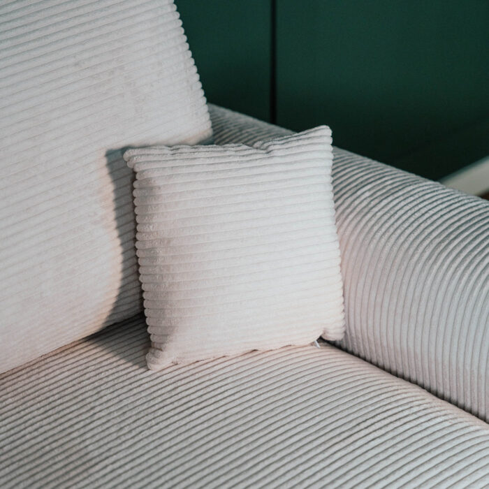 Canapé-lit avec chaise longue beige LAUREN – Image 8