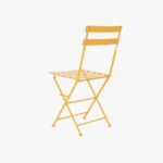 Ensemble Table et 2 chaises Métal Jaune COLORFUL – Image 6