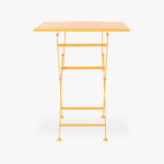 Ensemble Table et 2 chaises Métal Jaune COLORFUL – Image 3