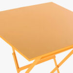 Ensemble Table et 2 chaises Métal Jaune COLORFUL – Image 4