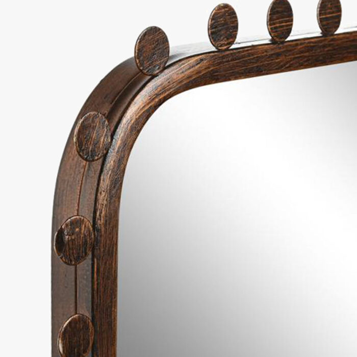Miroir en Métal avec Reliefs COMPORTA – Image 2