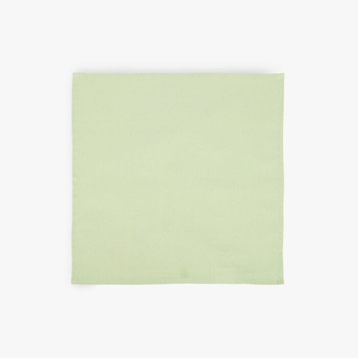 Lot de 2 Serviettes de Table Coton Vert Clair 4EVERYDAY – Image 2